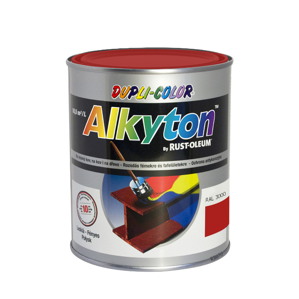 Dupli-Color DC Alkyton RAL 3020 – Hochglanz-Lack, Direkt Auf Rost, 750 Ml
