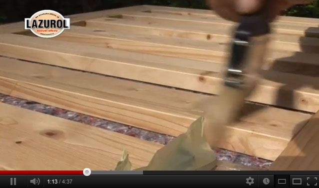 Přírodní nátěry na dřevo | video