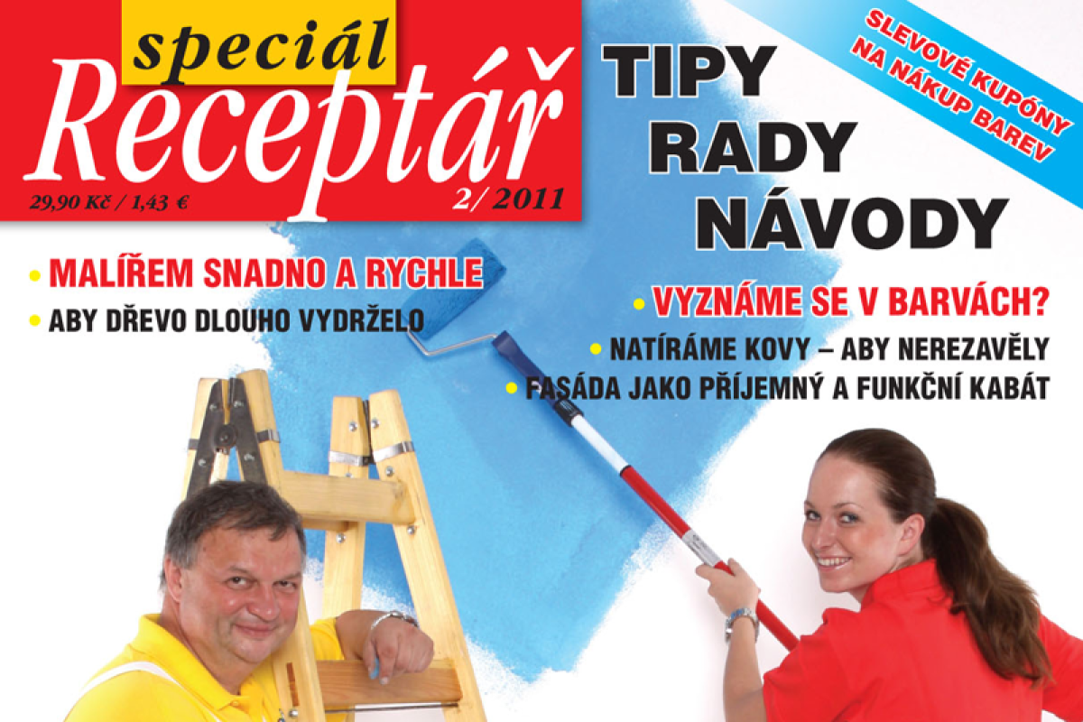 Speciál Receptář Jak na to? Malujeme, natíráme!