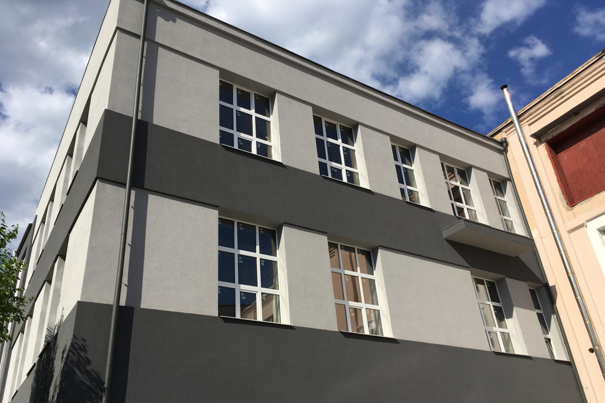 Fasáda obytného domu v Oděse