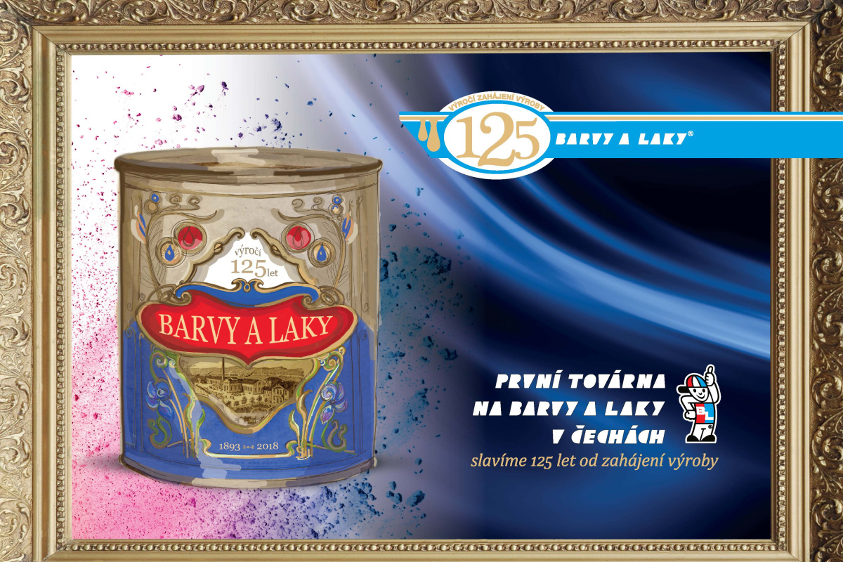 125 let od zahájení výroby první továrny na BARVY A LAKY v Čechách