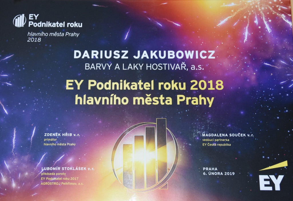 EY Podnikatel roku 2018