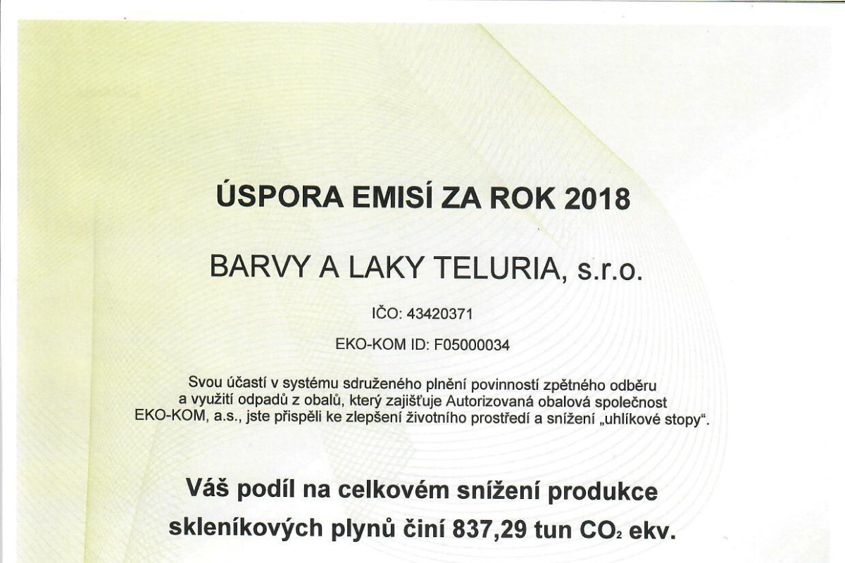 Podílíme se na ochraně životního prostředí