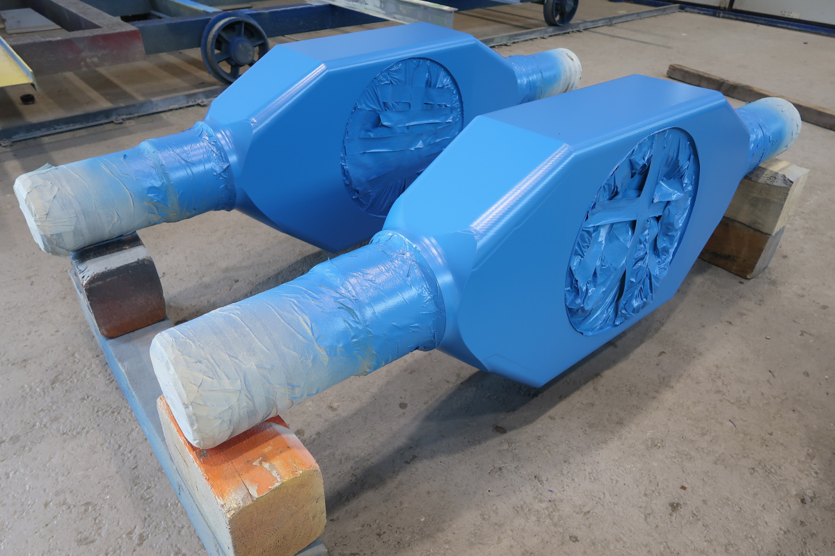 Vahadla pro důlní dopravník