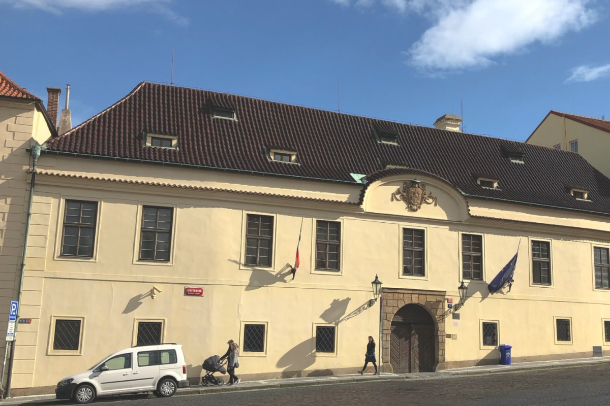 Slavnostní předání realizované rekonstrukce komplexu objektů Hrzánského paláce v Praze