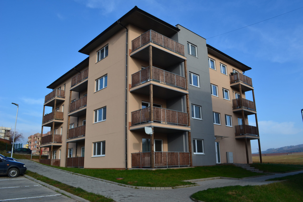 Facade of new apartment buildings