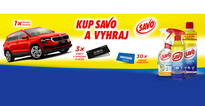 Nakupte SAVO a vyhrajte Škodu Karoq!