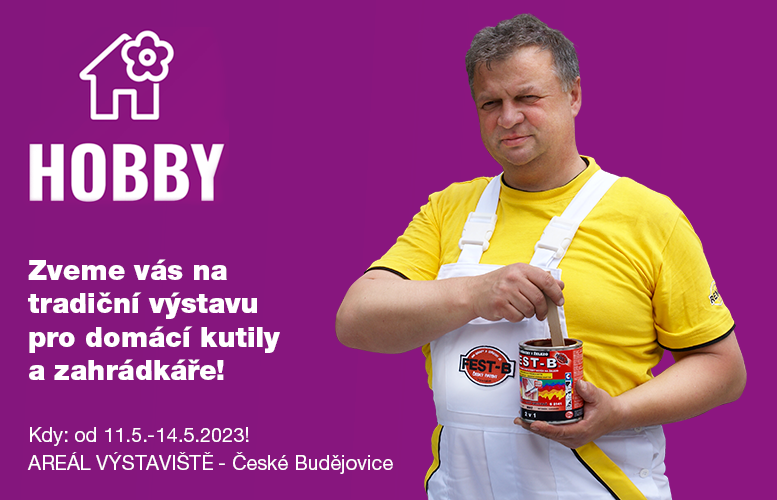 Přijďte na veletrh HOBBY 2023 v Českých Budějovicích