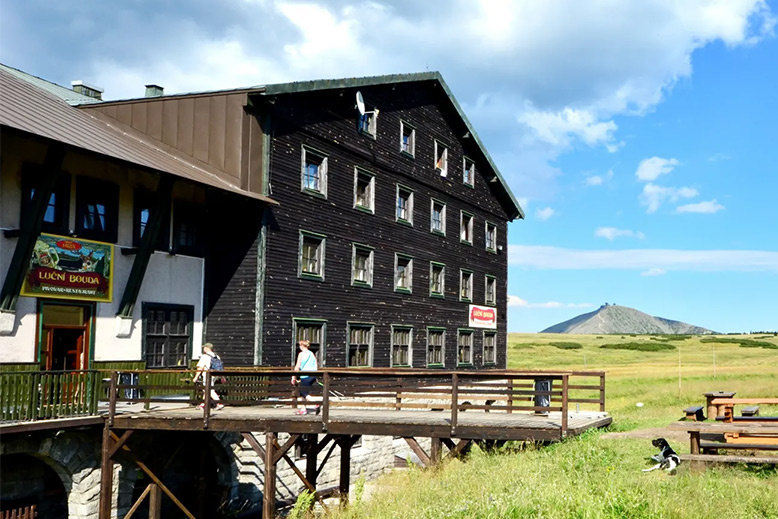 Lazurol a Luční bouda v Krkonoších