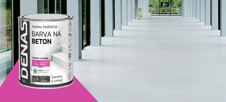 Barvy na beton od firmy Denas