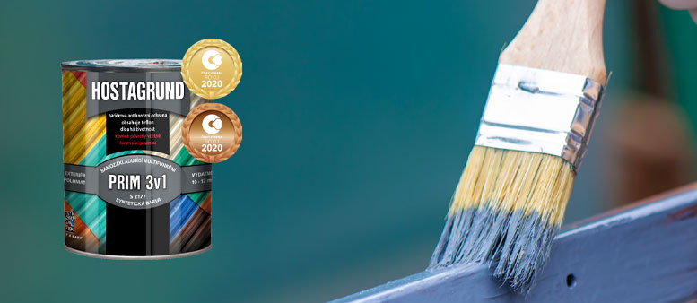 Odolná barva, která nepraská – HOSTAGRUND PRIM 3v1
