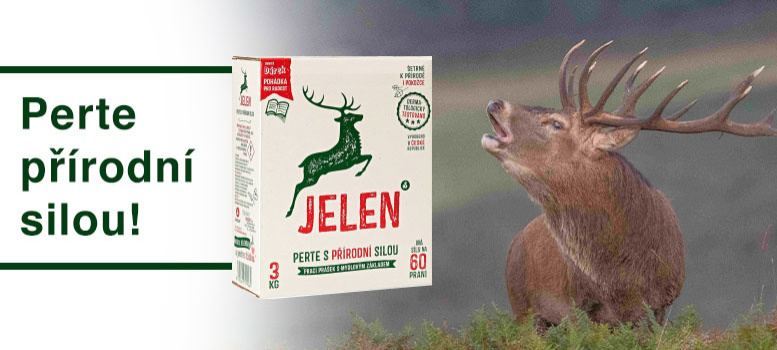 Šetrné prášky Jelen