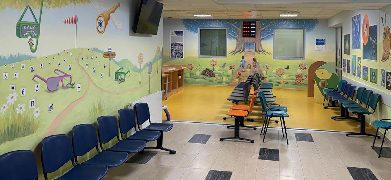 Svět v nemocnici může být pohádkově barevný!