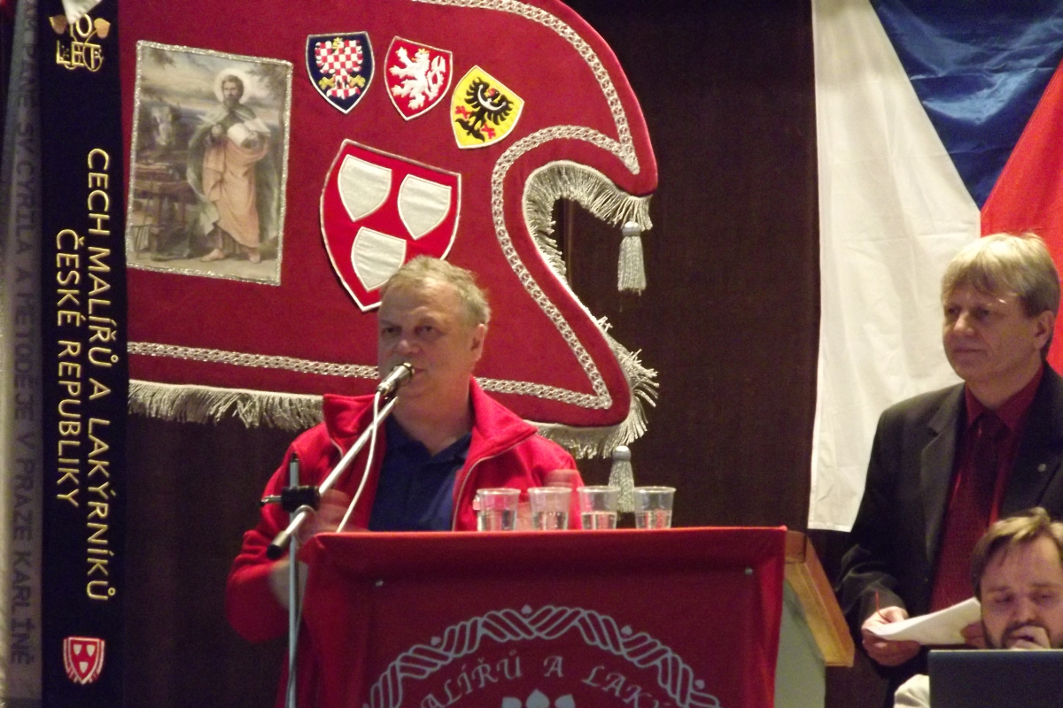 XIV. valná hromada Cechu malířů a lakýrníků ČR tradičně s účastí našich společností