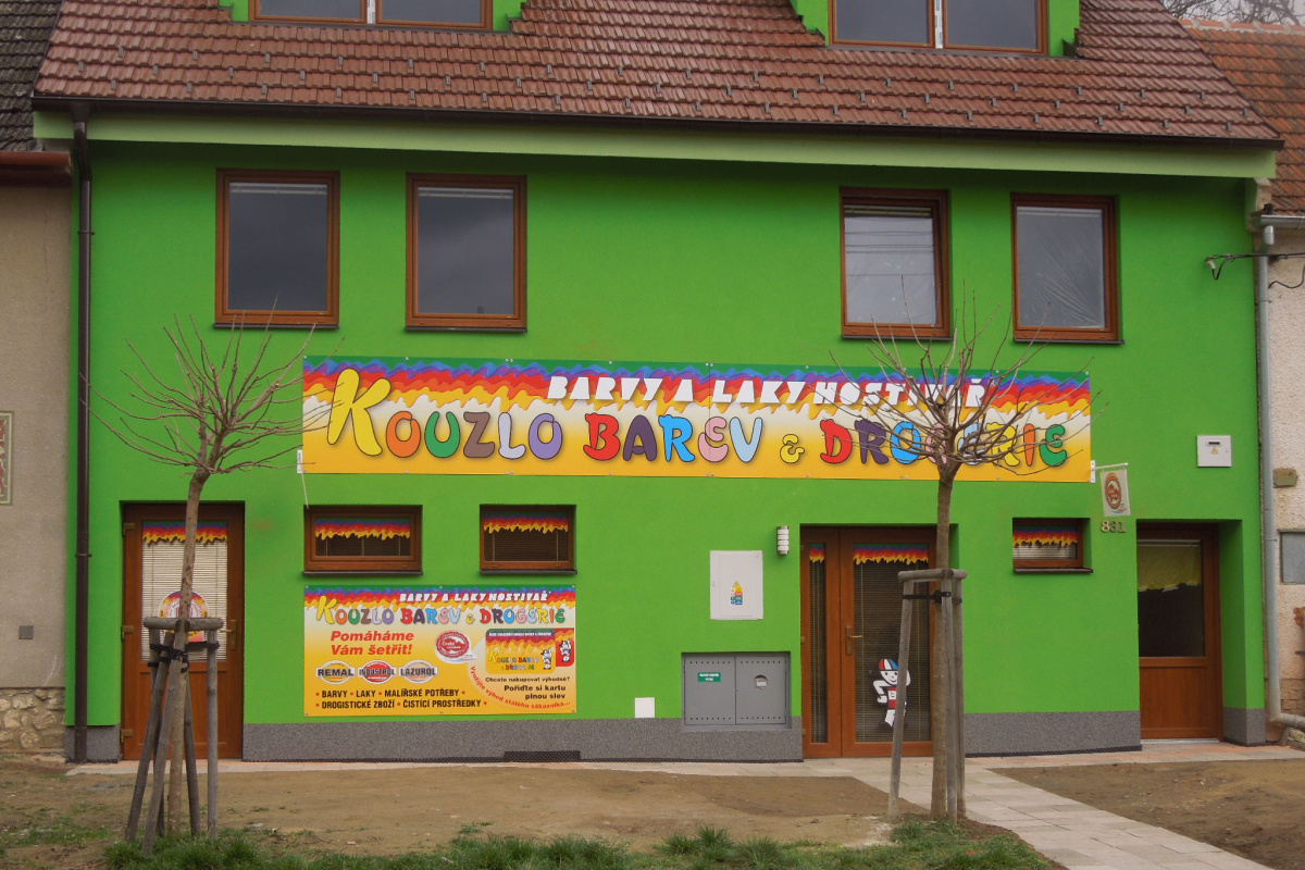 NOVÁ PRODEJNA KOUZLO BAREV A DROGERIE- KOBYLÍ