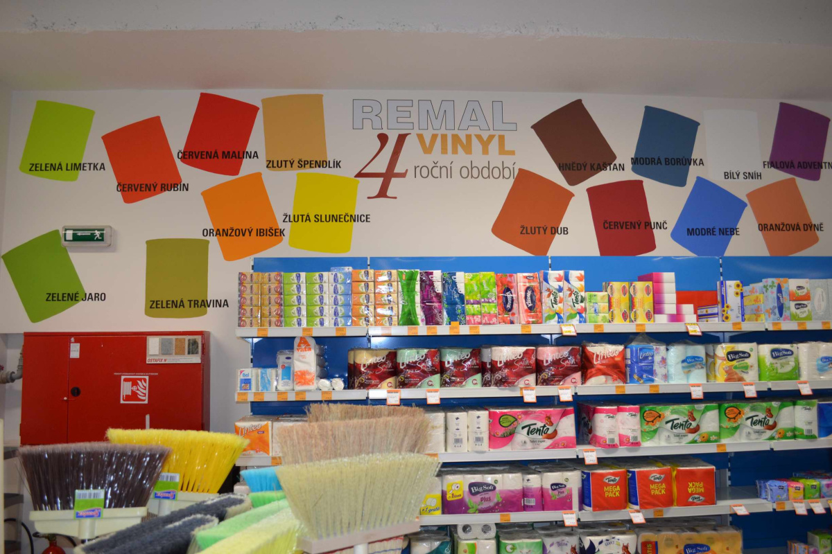 Rekonstrukce naší podnikové prodejny v Praze