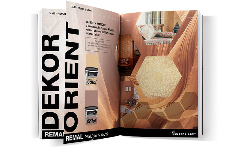 Malířská kuchařka plná receptů pro každý interiér