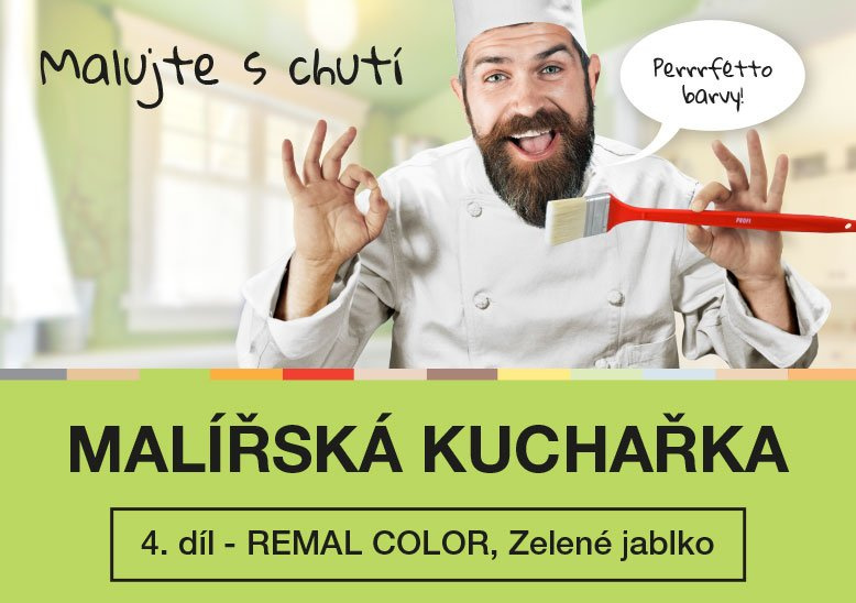 MALÍŘSKÁ KUCHAŘKA - 4. díl - REMAL COLOR, Zelené jablko