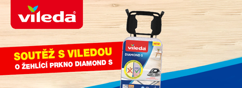 Nakupte zboží Vileda nad 499 Kč a vyhrajte žehlicí prkno Diamond 5