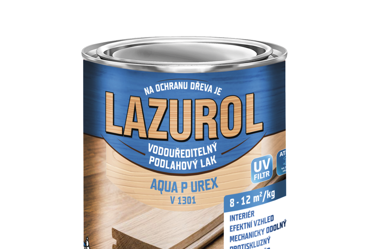 VODOUŘEDITELNÉ LAKY LAZUROL AQUA PROŠLY V ROCE 2017 INOVACÍ