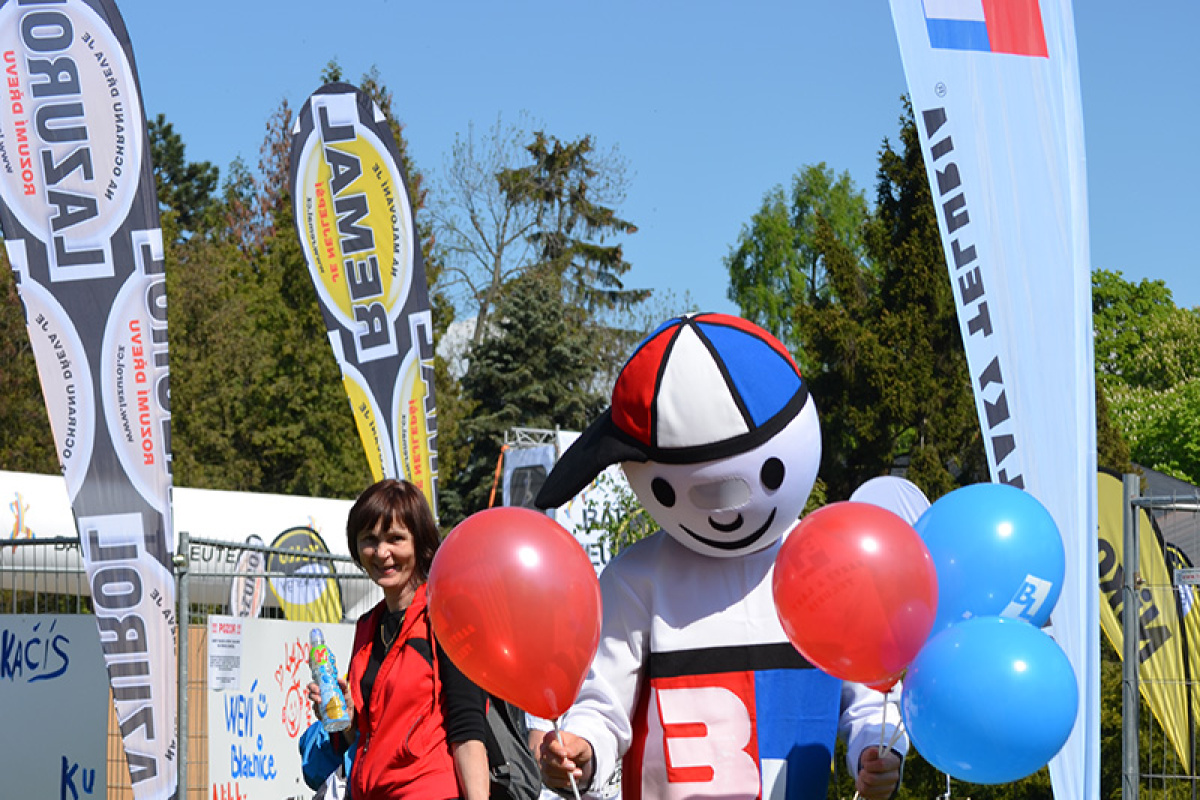 Zábavný běh "Barvám neutečeš" v Olomouci