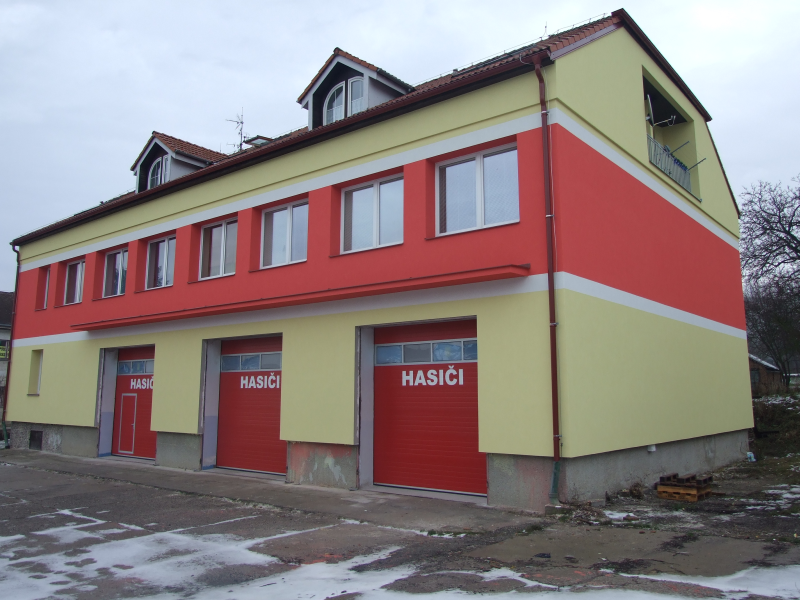 Rekonstrukce fasády budovy Sboru dobrovolných hasičů v Koryčanech
