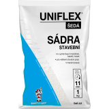 Uniflex sádra šedá, stavební, 1 kg