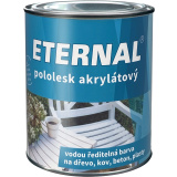 Eternal pololesk akrylátový univerzální barva na dřevo kov beton