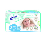 Linteo Baby Premium Midi dětské pleny 5 až 9 kg, 54 ks