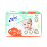 Linteo Baby Premium Maxi+ dětské pleny 10 až 17 kg, 46 ks