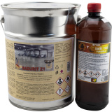 HB-Lak Sadurit Z1 protiskluzová barva na beton, šedá, 4 kg + tužidlo Telalit 1 kg