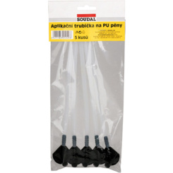 Soudal náhradní aplikační trubičky k montážním pěnám, 5 ks
