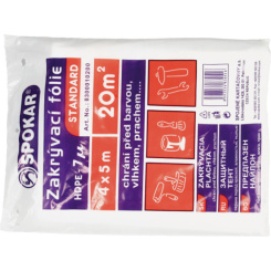 Spokar Standard zakrývací fólie na malování, 7 µ, 20 m², 4 × 5 m
