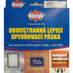 Distyk lepicí páska oboustranná, 19 mm × 5 m