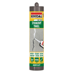 Soudal štukový tmel, přetíratelný, bílý, 280 ml