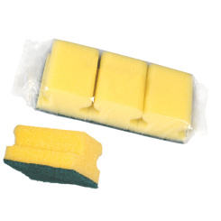 Spokar houbička na nádobí, profilovaná, 78 × 60 × 45 mm, balení 3 ks