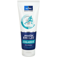 Alpa Sport Star Relax chladivá masážní emulze po výkonu, 210 ml