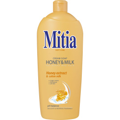 Mitia Honey &amp; Milk tekuté mýdlo, 1 l