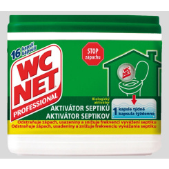 WC NET aktivátor septiků, 16 kapslí, 288 g