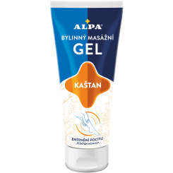 Alpa Kaštan bylinný masážní gel, 100 ml