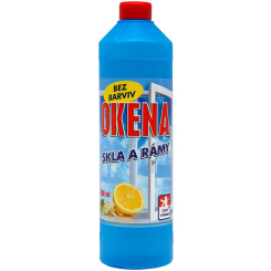 Hlubna Okena skla a rámy, bez barviv, vůně citronu, 500 ml