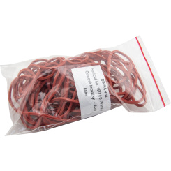 Gumičky pro domácnost, průměr 4 cm, balení 50 kusů