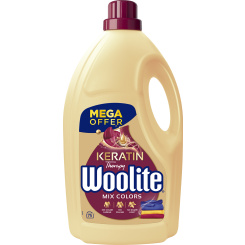 Woolite Keratin Therapy Mix Colors prací gel, 4,5 l, 75 dávek