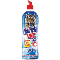 Fixinela Oceán Wc gel síla šelmy, WC čistič, 750 ml