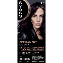 Syoss barva na vlasy, 3-3 tmavě fialový