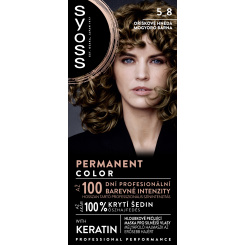 Syoss barva na vlasy, 5-8 Oříškově Hnědý