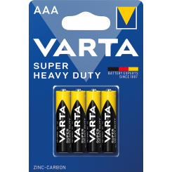 Varta Superlife, baterie AAA, zinko ulhíkové, 4 ks