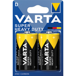 Varta Superlife, baterie D, velké mono, 2 ks