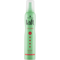 Taft Volume Mega, pěnové tužidlo s dvojitým push-up efektem, síla fixace 5, 200 ml