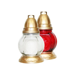 HABAčeK malá hřbitovní svíčka ve skle, 1 ks